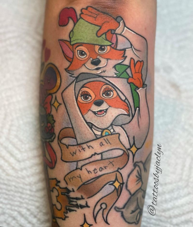 30 Cute Robin Hood Tattoos You Must Love