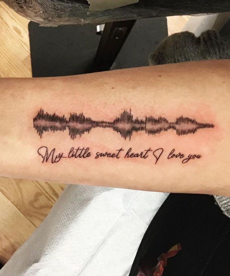 30 Pretty Soundwave Tattoos for Your Inspiration