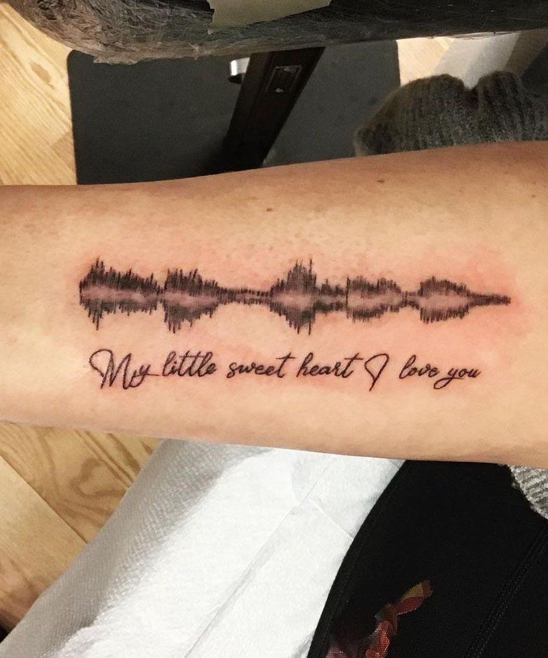 30 Pretty Soundwave Tattoos for Your Inspiration