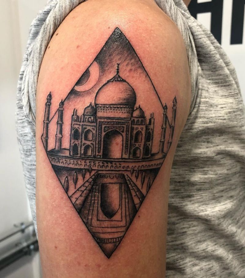 30 Exciting Taj Mahal Tattoos Give You Inspiration