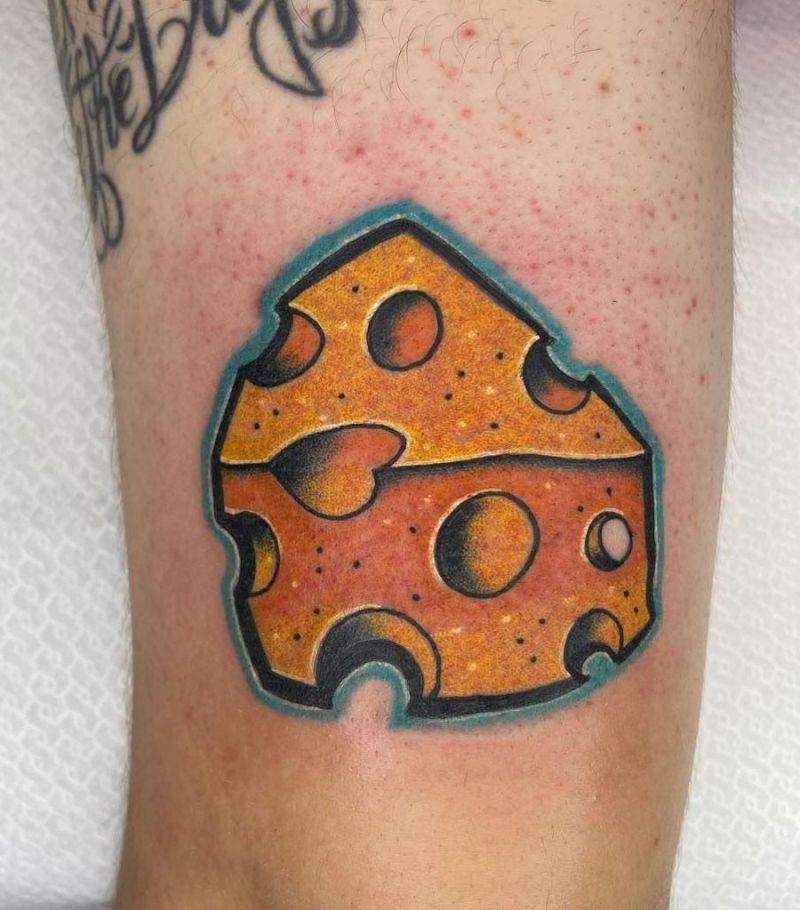 30 Unique Cheese Tattoos for Your Inspiration