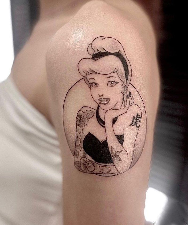 30 Pretty Cinderella Tattoos You Must Love