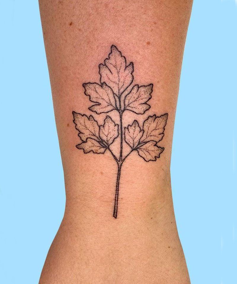 28 Unique Coriander Tattoos You Must Love