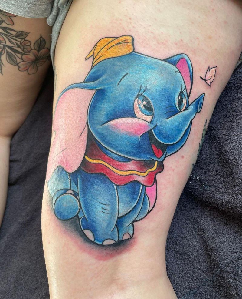 30 Cute Dumbo Tattoos for Your Inspiration