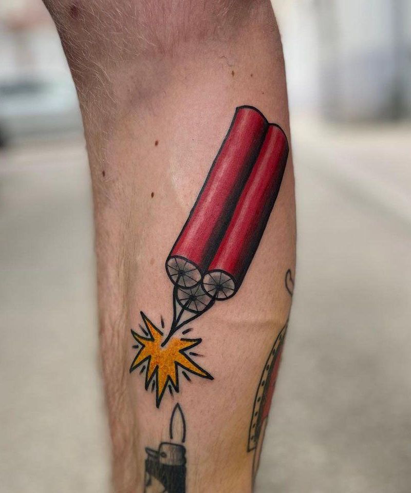 30 Unique Dynamite Tattoos You Must Love