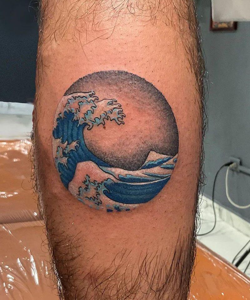 30 Pretty Great Wave Tattoos Improve Your Temperament