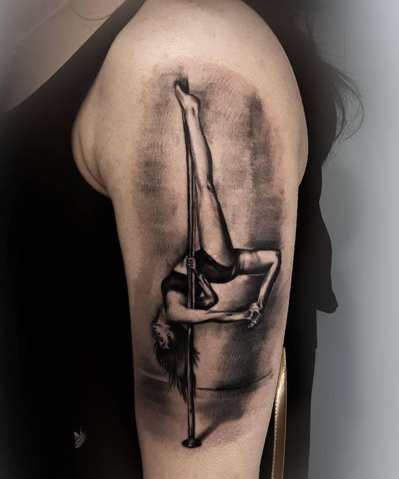 30 Pretty Pole Dance Tattoos Improve Your Temperament