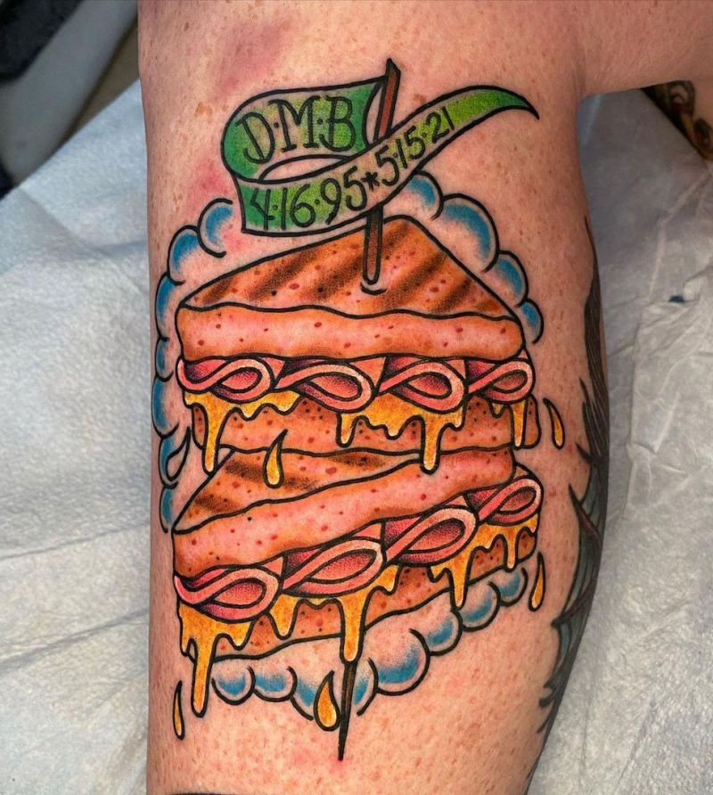 30 Unique Sandwich Tattoos for Your Inspiration