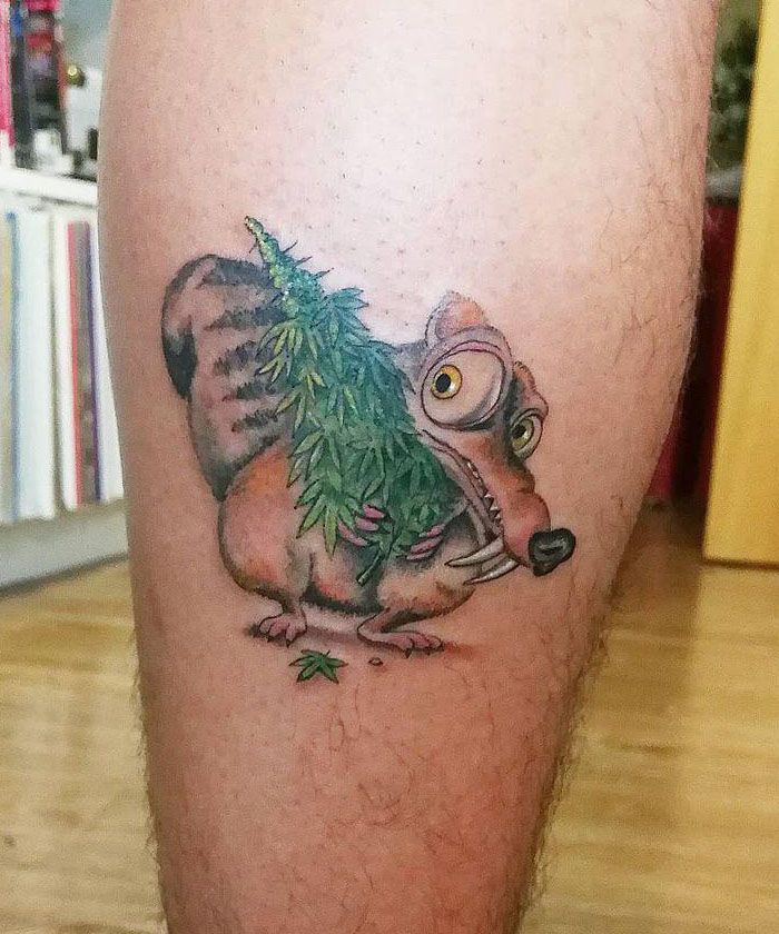 30 Funny Scrat Tattoos You Must Love