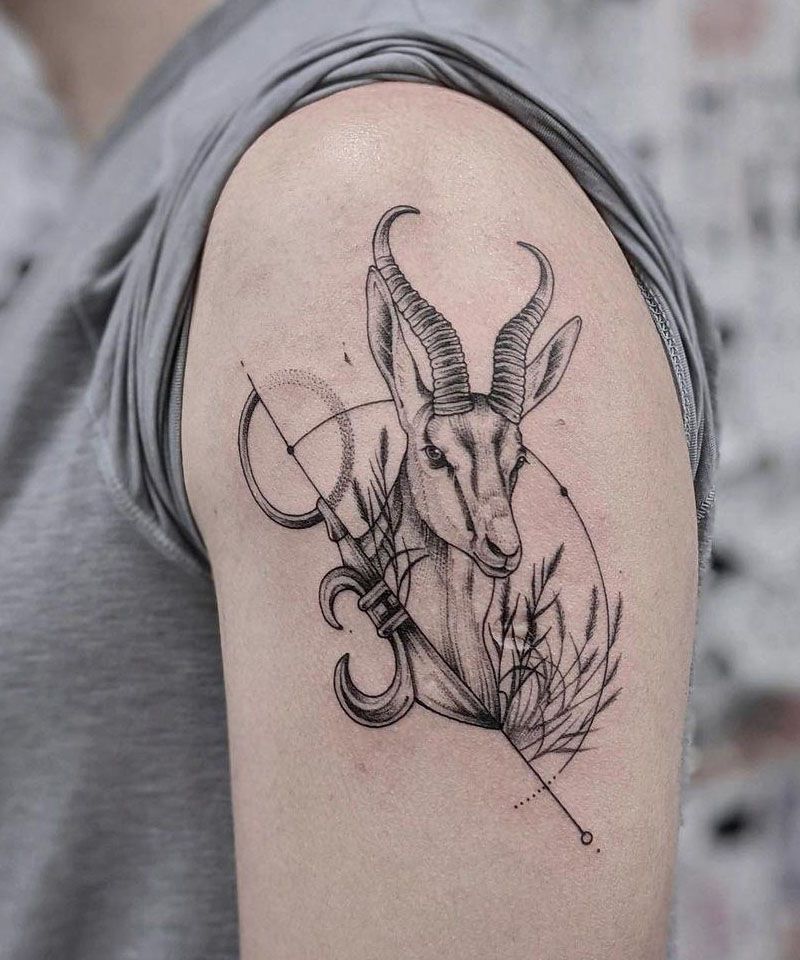 30 Unique Springbok Tattoos You Must Love