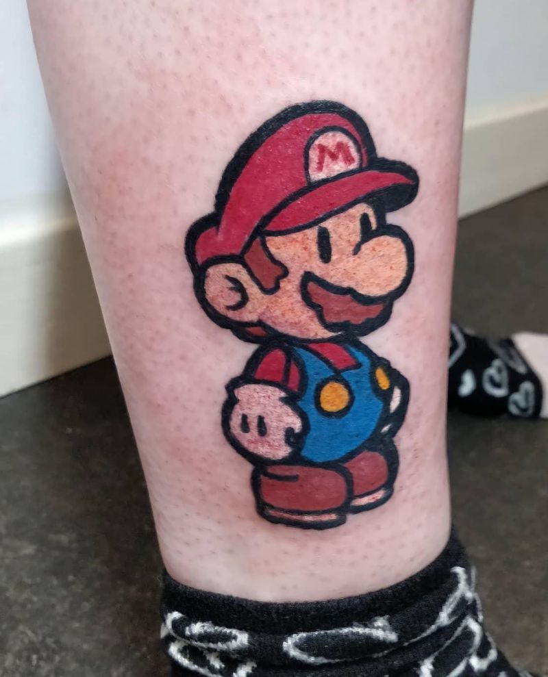 30 Unique Super Mario Tattoos You Will Love