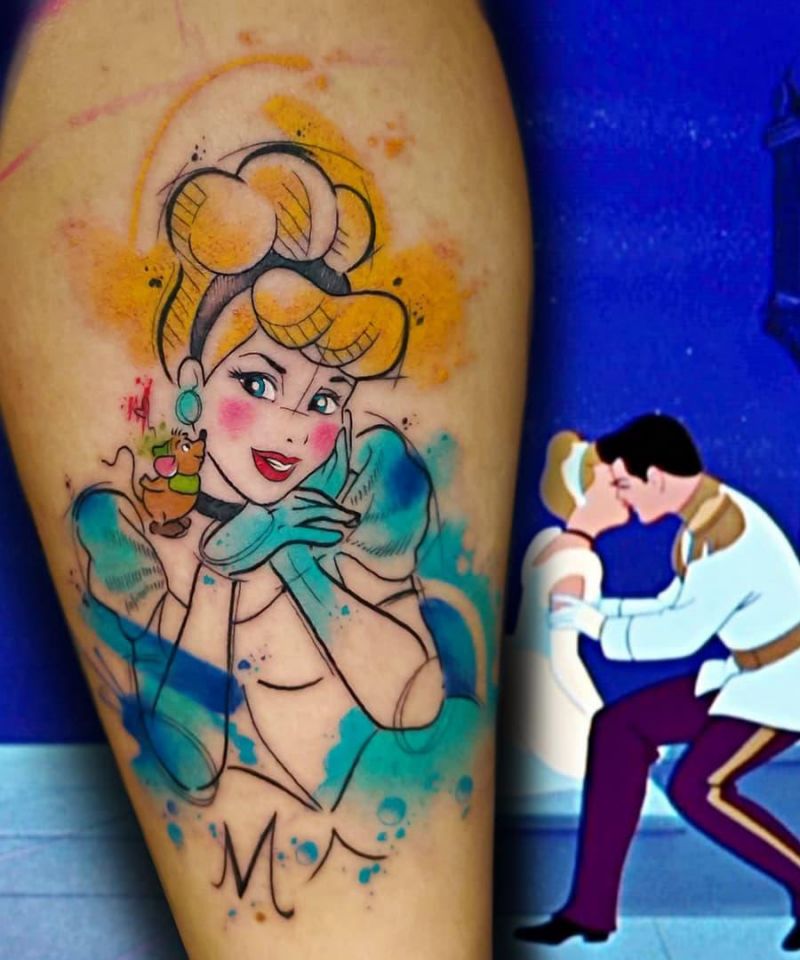 30 Pretty Cinderella Tattoos You Must Love