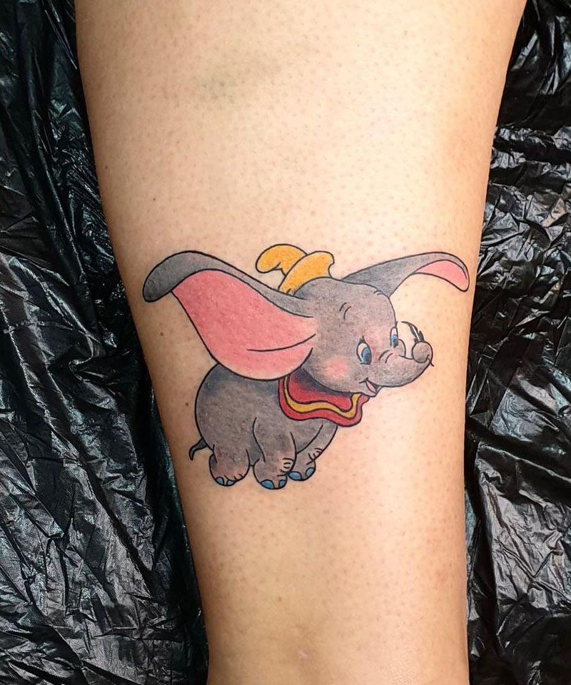 30 Cute Dumbo Tattoos for Your Inspiration