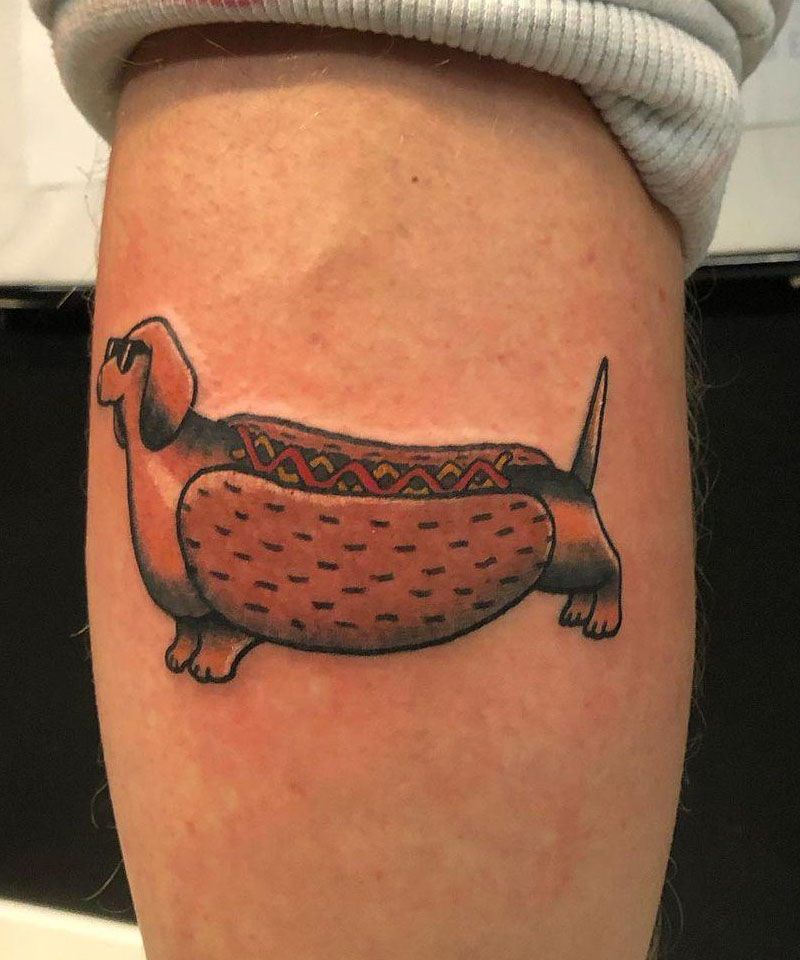 30 Cute Hot Dog Tattoos You Must Love