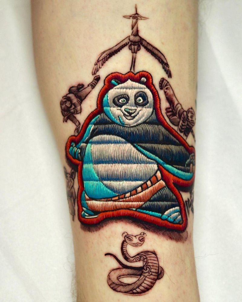 30 Cute Kung Fu Panda Tattoos You Must See