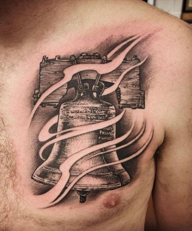 30 Unique Liberty Bell Tattoos You Must See