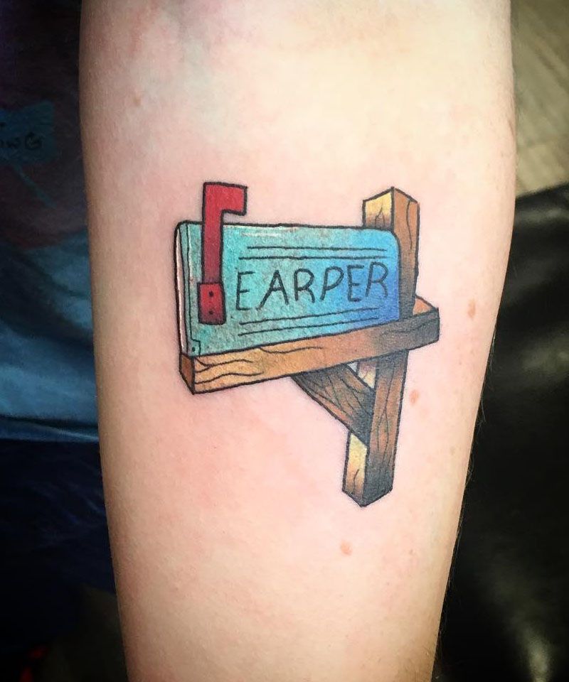 29 Unique Mailbox Tattoos Give You Ideas