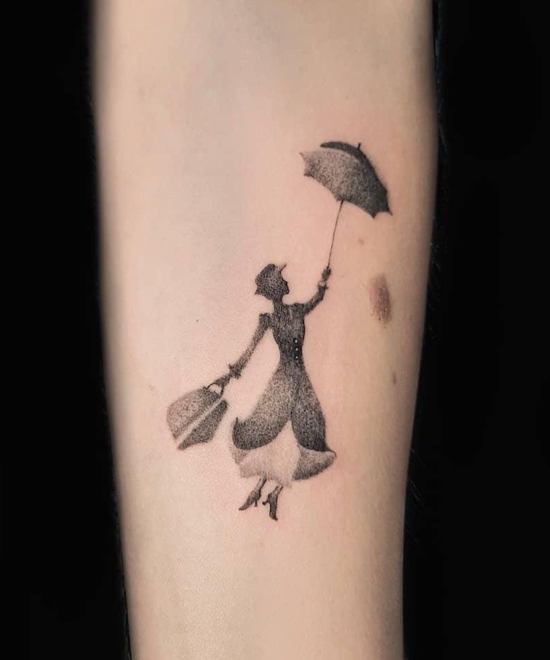 30 Pretty Mary Poppins Tattoos Give You Inspiration