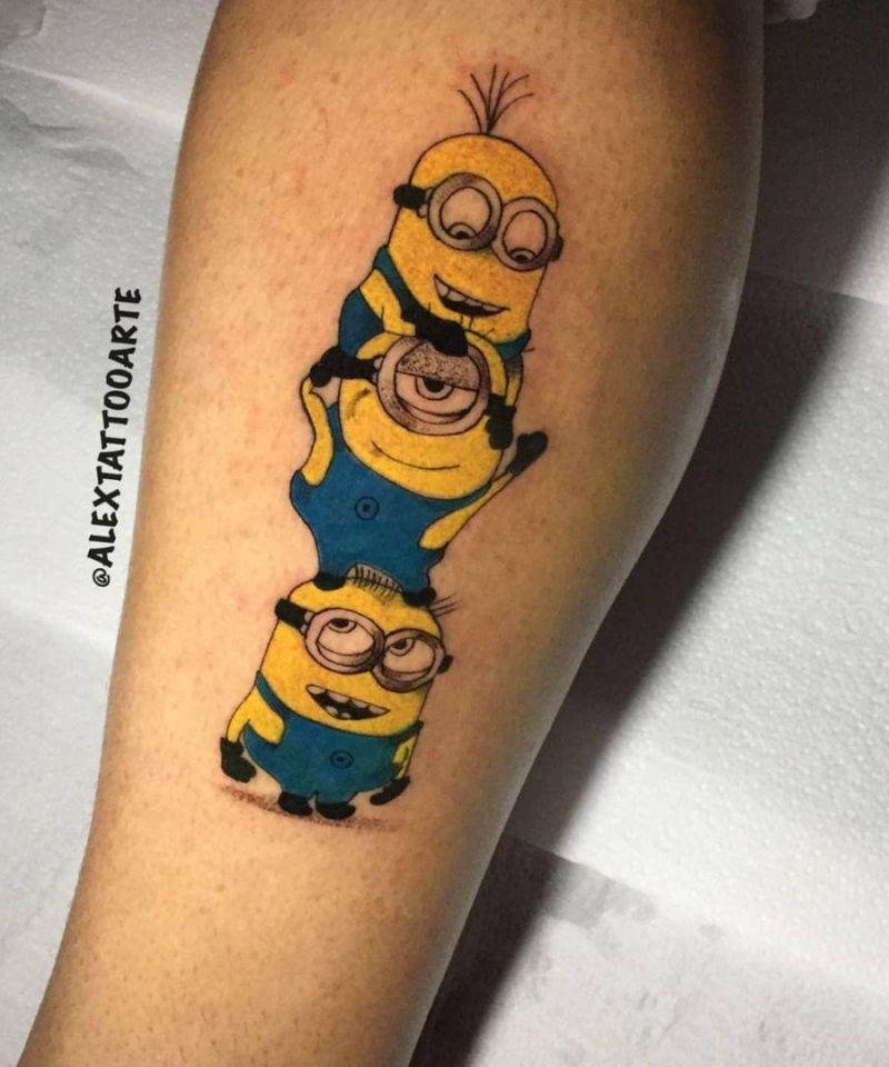 30 Cute Minions Tattoos You Must Love