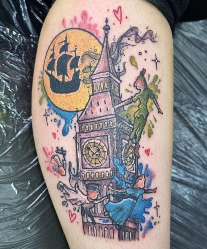 30 Unique Peter Pan Tattoos for Your Inspiration