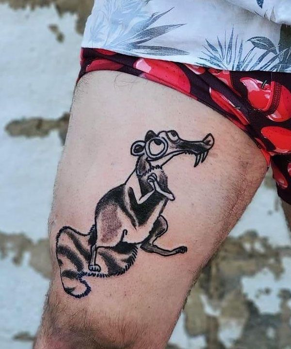 30 Funny Scrat Tattoos You Must Love