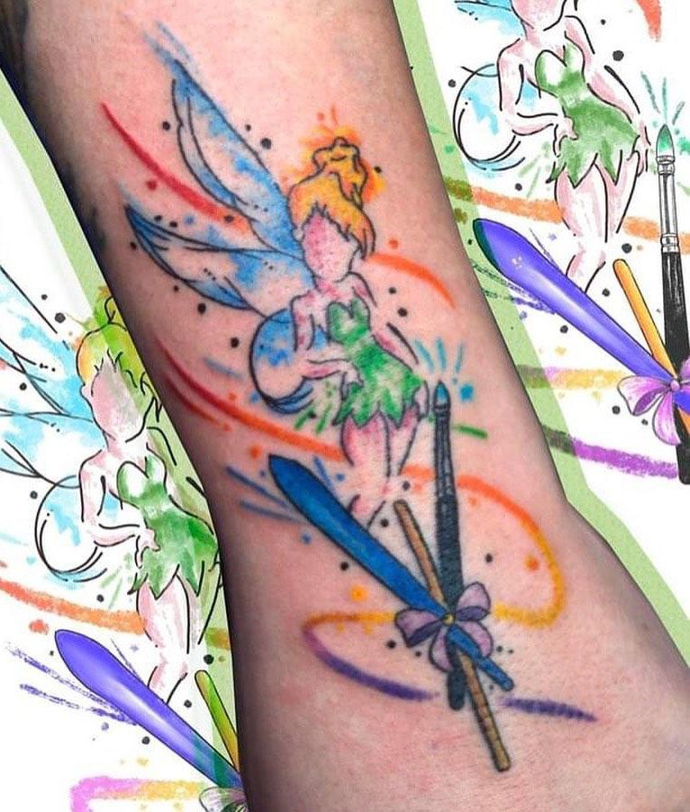 30 Pretty Tinker Bell Tattoos You Must Love