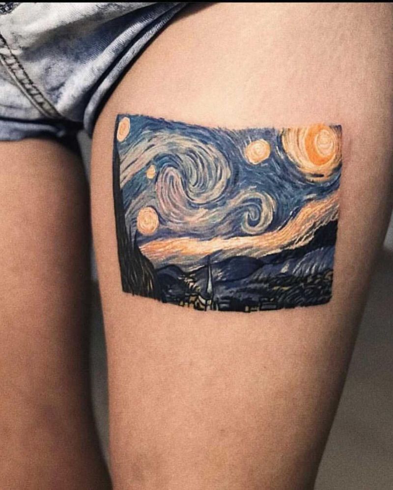 30 Pretty Van Gogh Tattoos for Your Inspiration