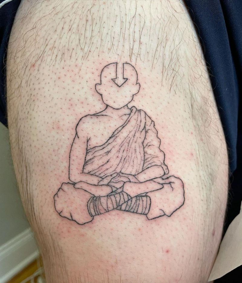 30 Unique Aang Tattoos to Inspire You