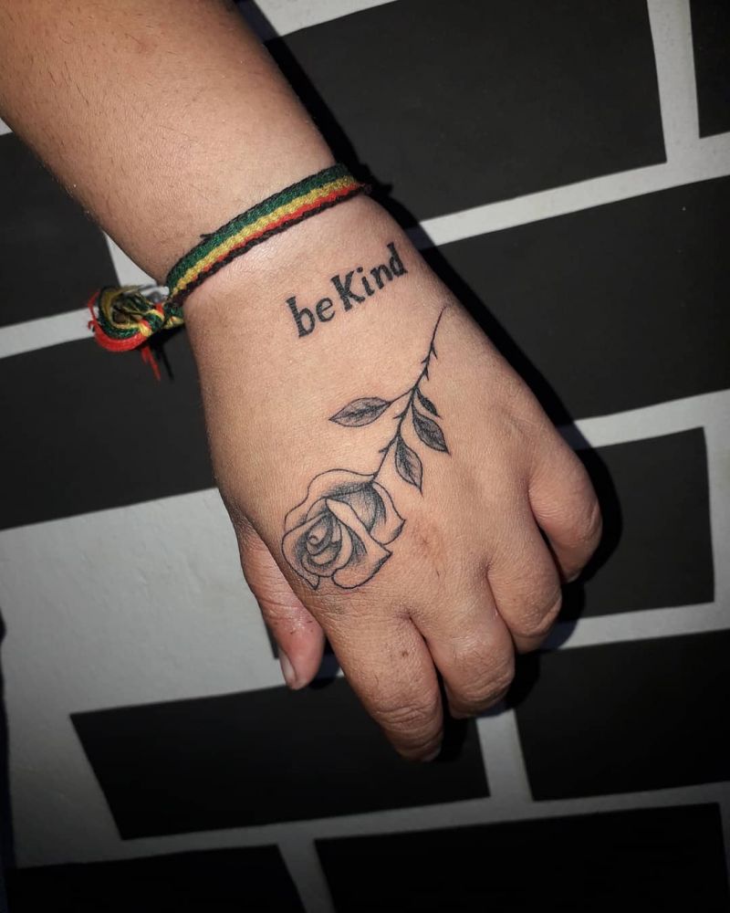 30 Pretty Be Kind Tattoos You Will Love