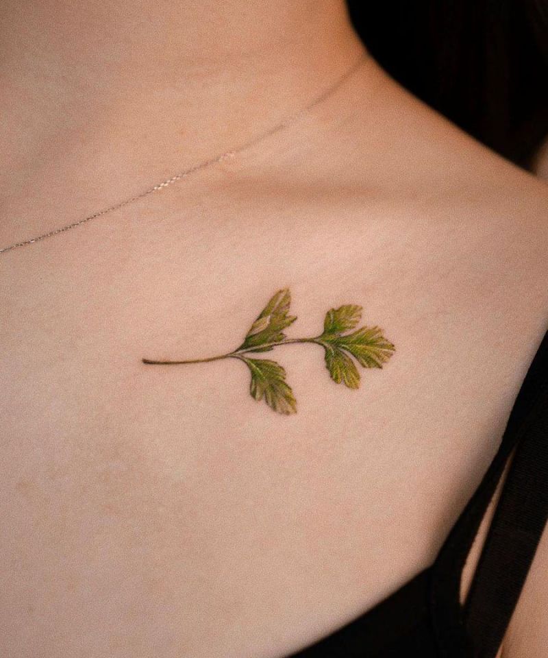 28 Unique Coriander Tattoos You Must Love