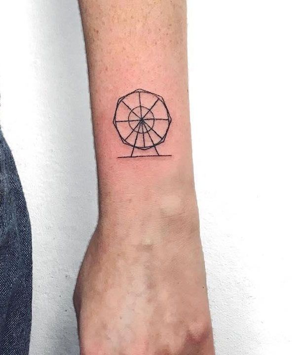 30 Pretty Ferris Wheel Tattoos You Must Try