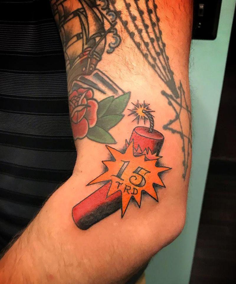 30 Unique Firecracker Tattoos You Must Love
