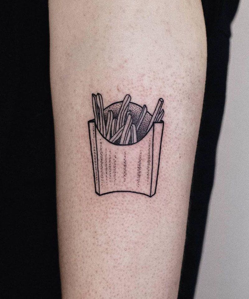 30 Unique French Fries Tattoos for Your Inspiration