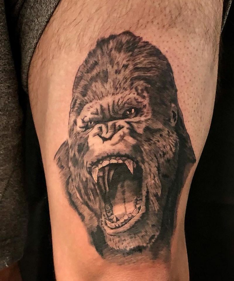 30 Amazing King Kong Tattoos You Must Love