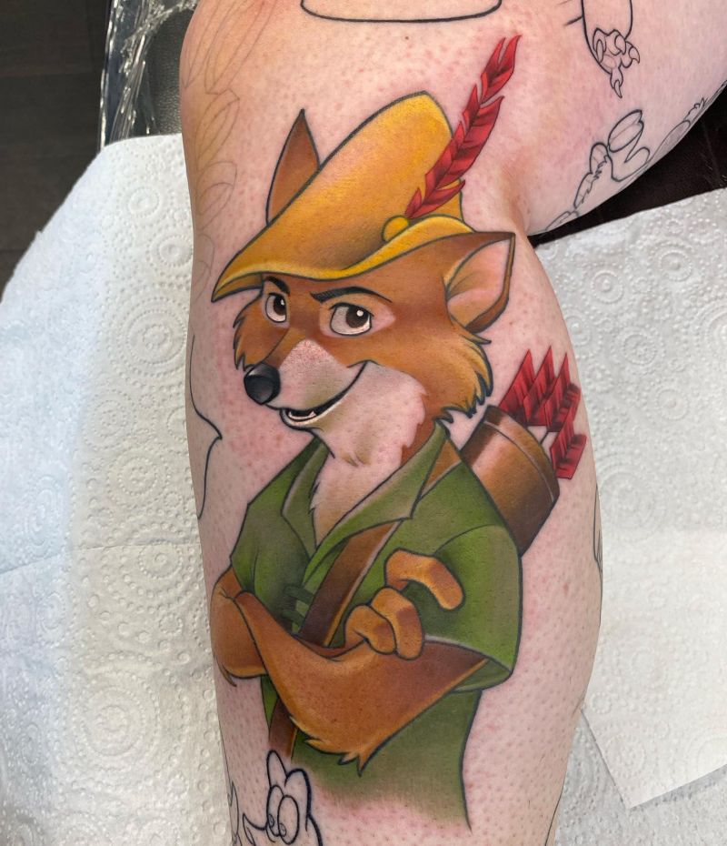 30 Cute Robin Hood Tattoos You Must Love