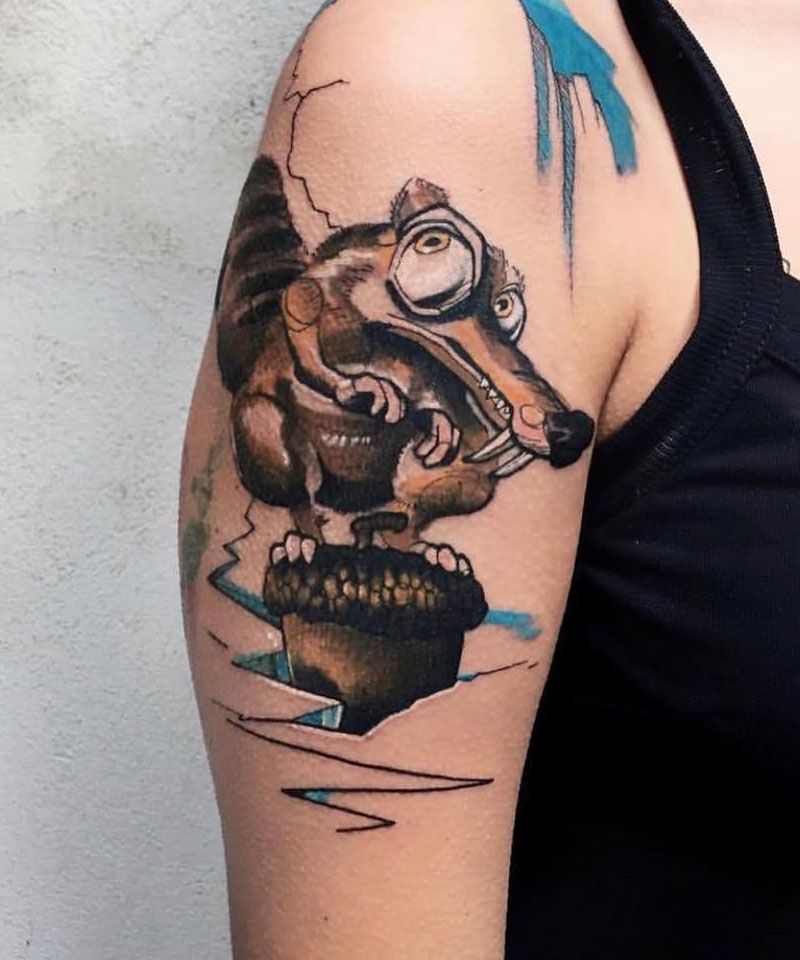 30 Funny Scrat Tattoos You Must Love