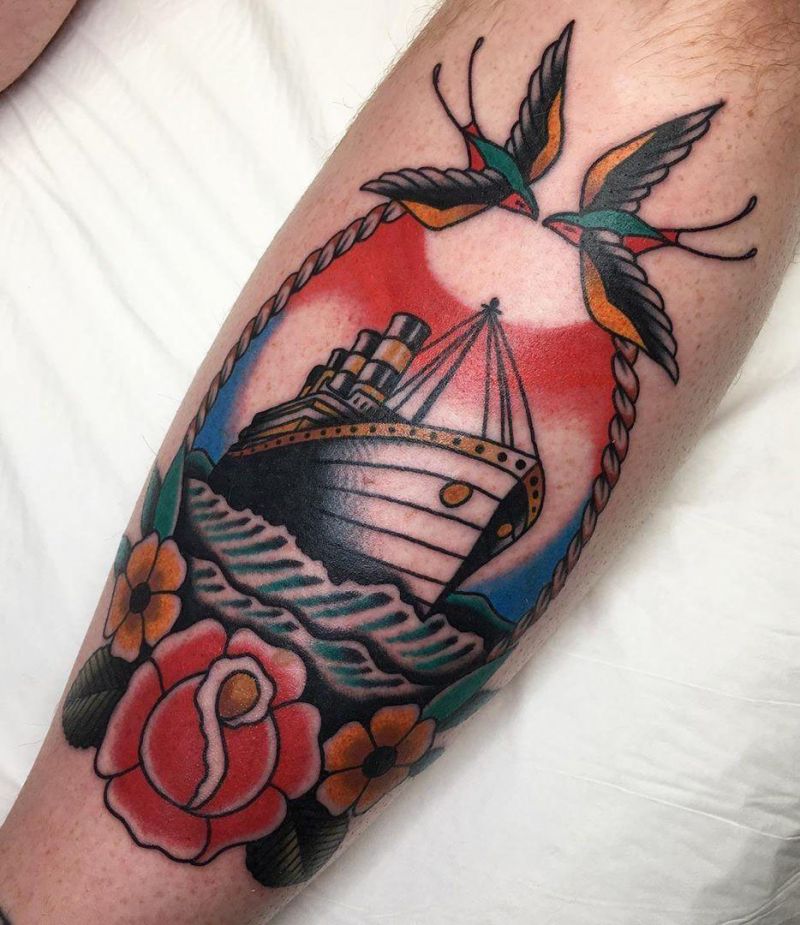 30 Unique Titanic Tattoos to Inspire You