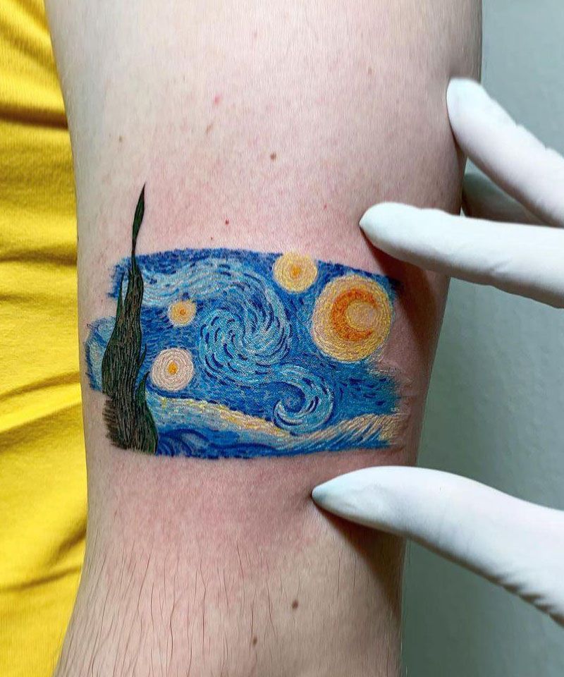 30 Pretty Van Gogh Tattoos for Your Inspiration