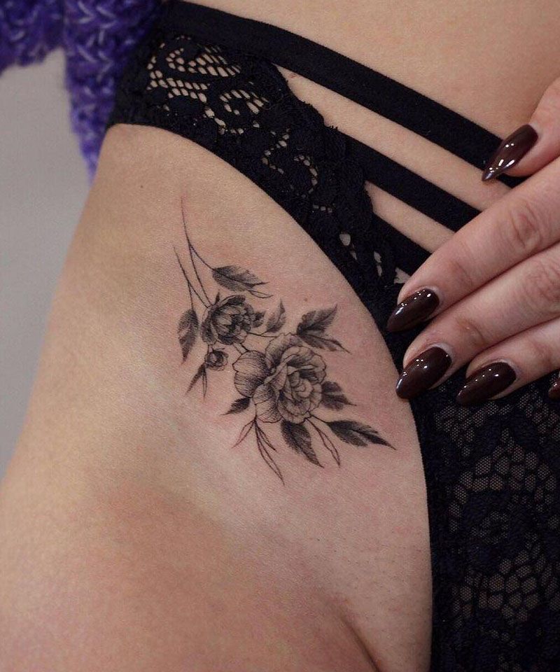 30 Pretty Bikini Line Tattoos Improve Your Temperament