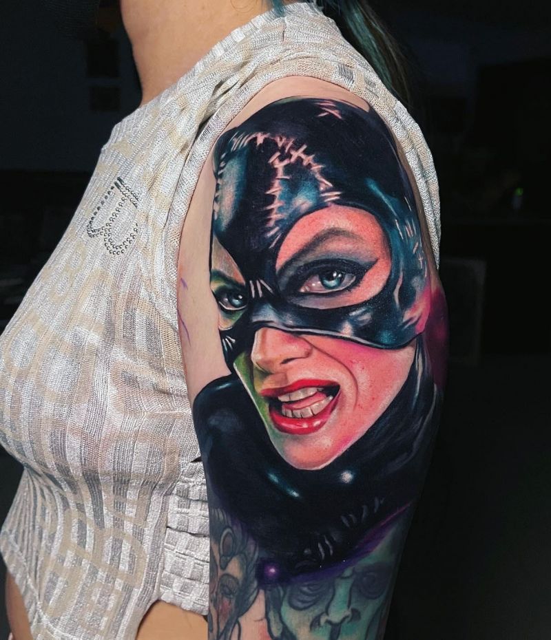 30 Unique Catwoman Tattoos You Will Love