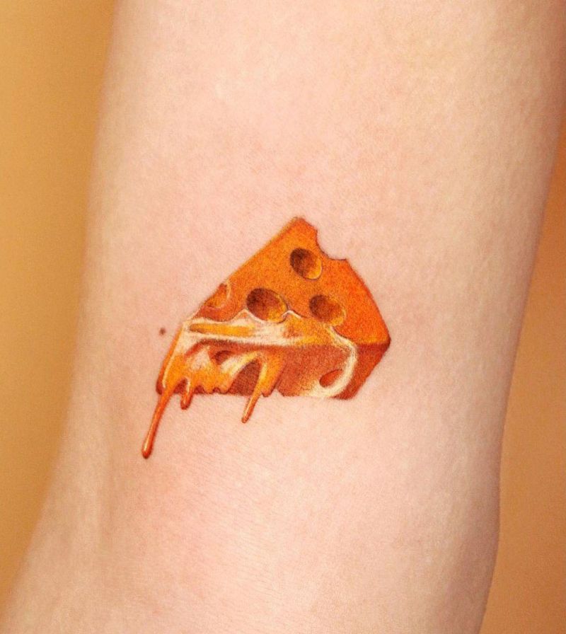 30 Unique Cheese Tattoos for Your Inspiration