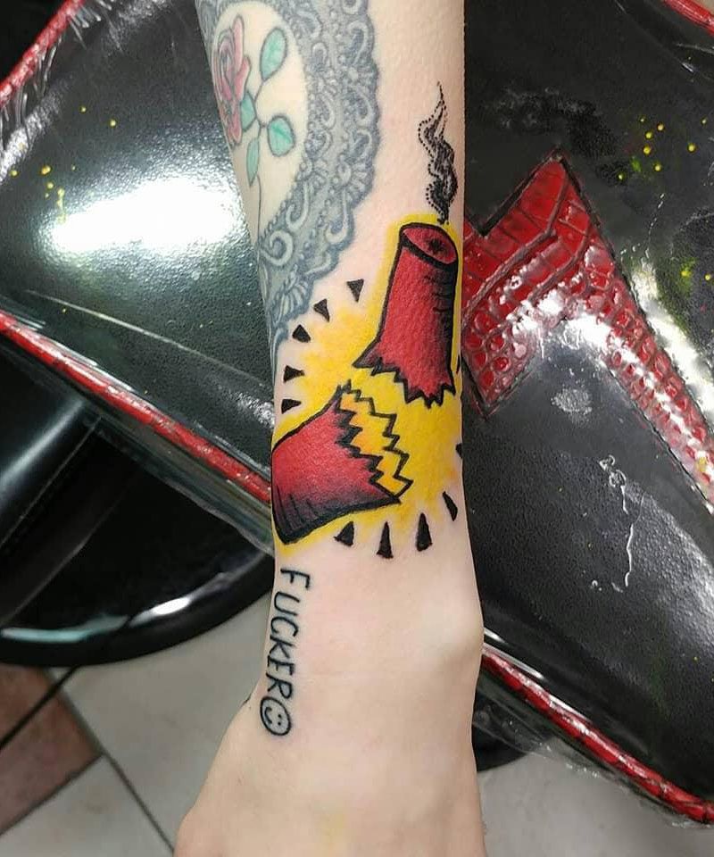 30 Unique Firecracker Tattoos You Must Love