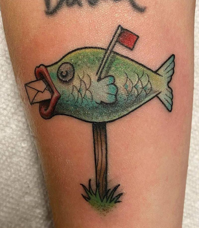 29 Unique Mailbox Tattoos Give You Ideas