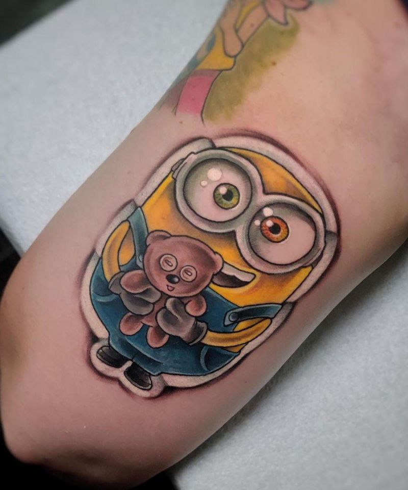 30 Cute Minions Tattoos You Must Love