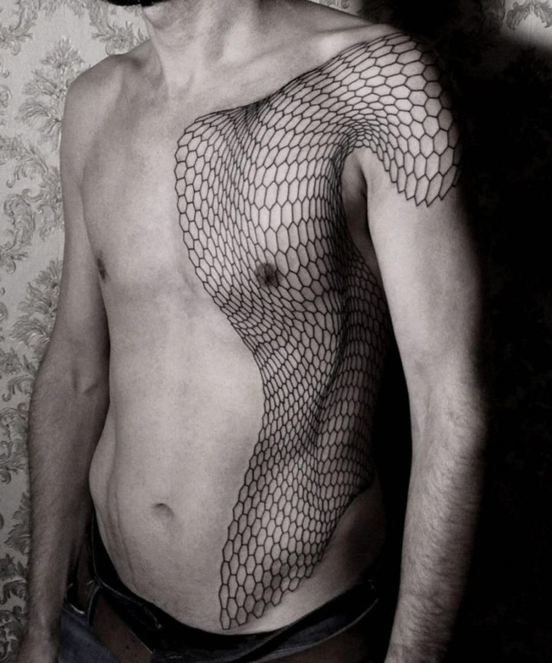 30 Pretty Net Tattoos You Must Love