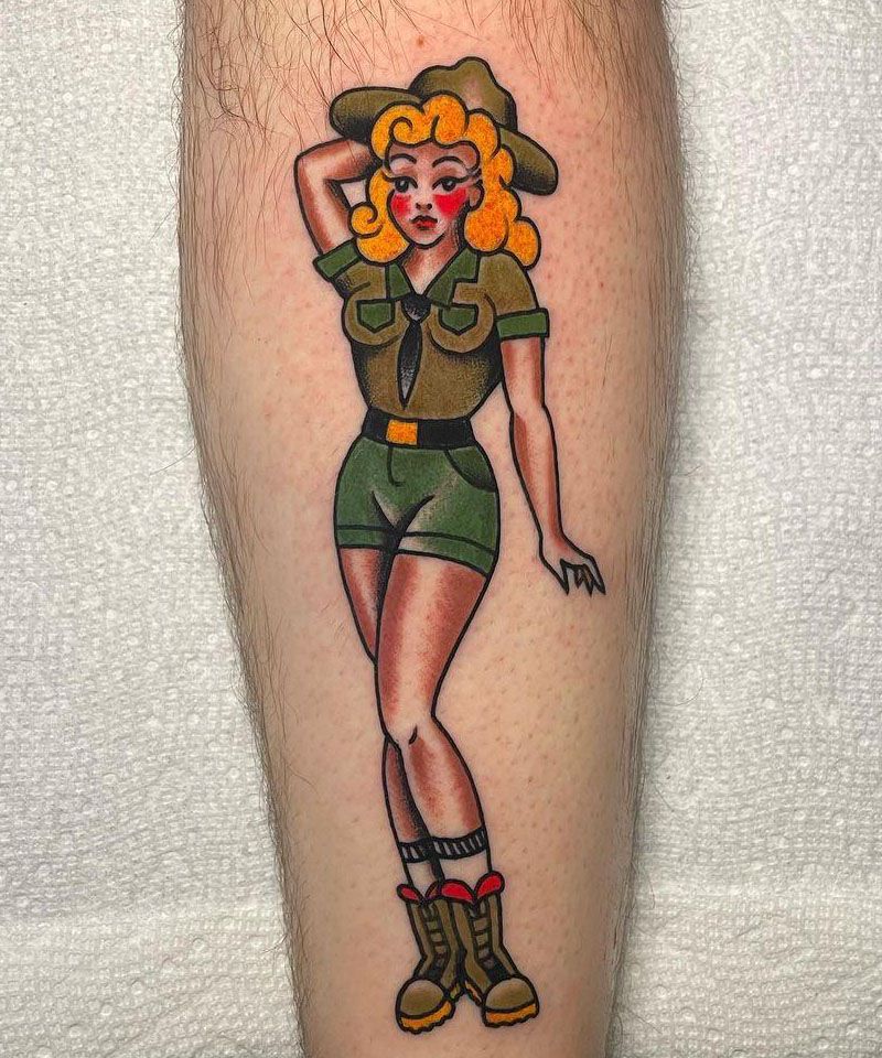 30 Pretty Pin Up Girl Tattoos You Must See