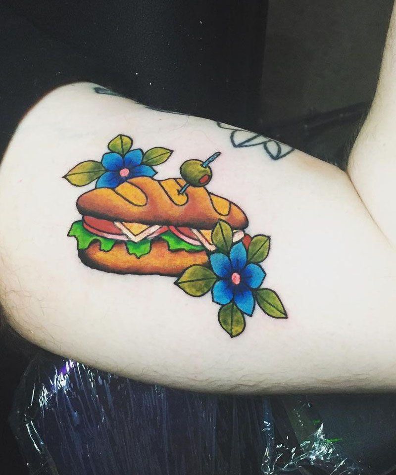 30 Unique Sandwich Tattoos for Your Inspiration