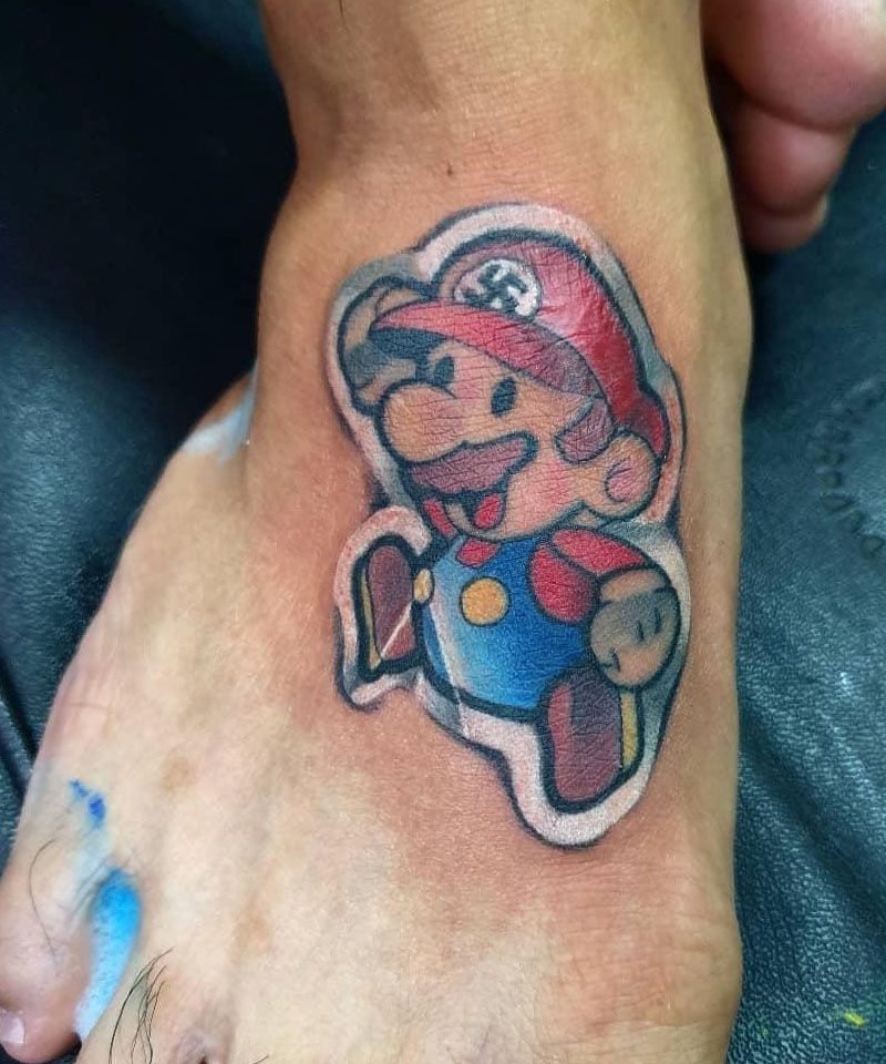 30 Unique Super Mario Tattoos You Will Love