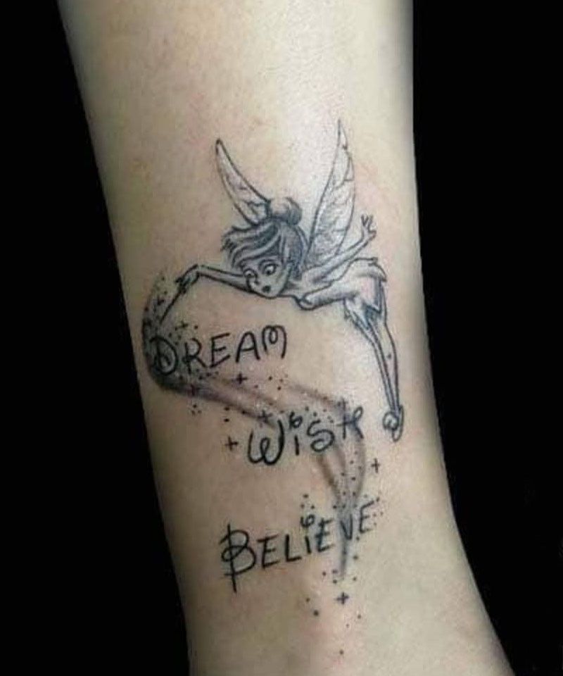 30 Pretty Tinker Bell Tattoos You Must Love