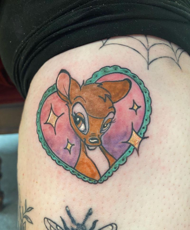 30 Cute Bambi Tattoos You Can Copy